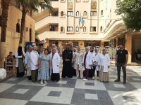 جامعة بنها تواصل فعاليات مبادرة "لمسة وفاء" وتطلق قافلة طبية بكنيسة القديس نيقولاوس ببنها