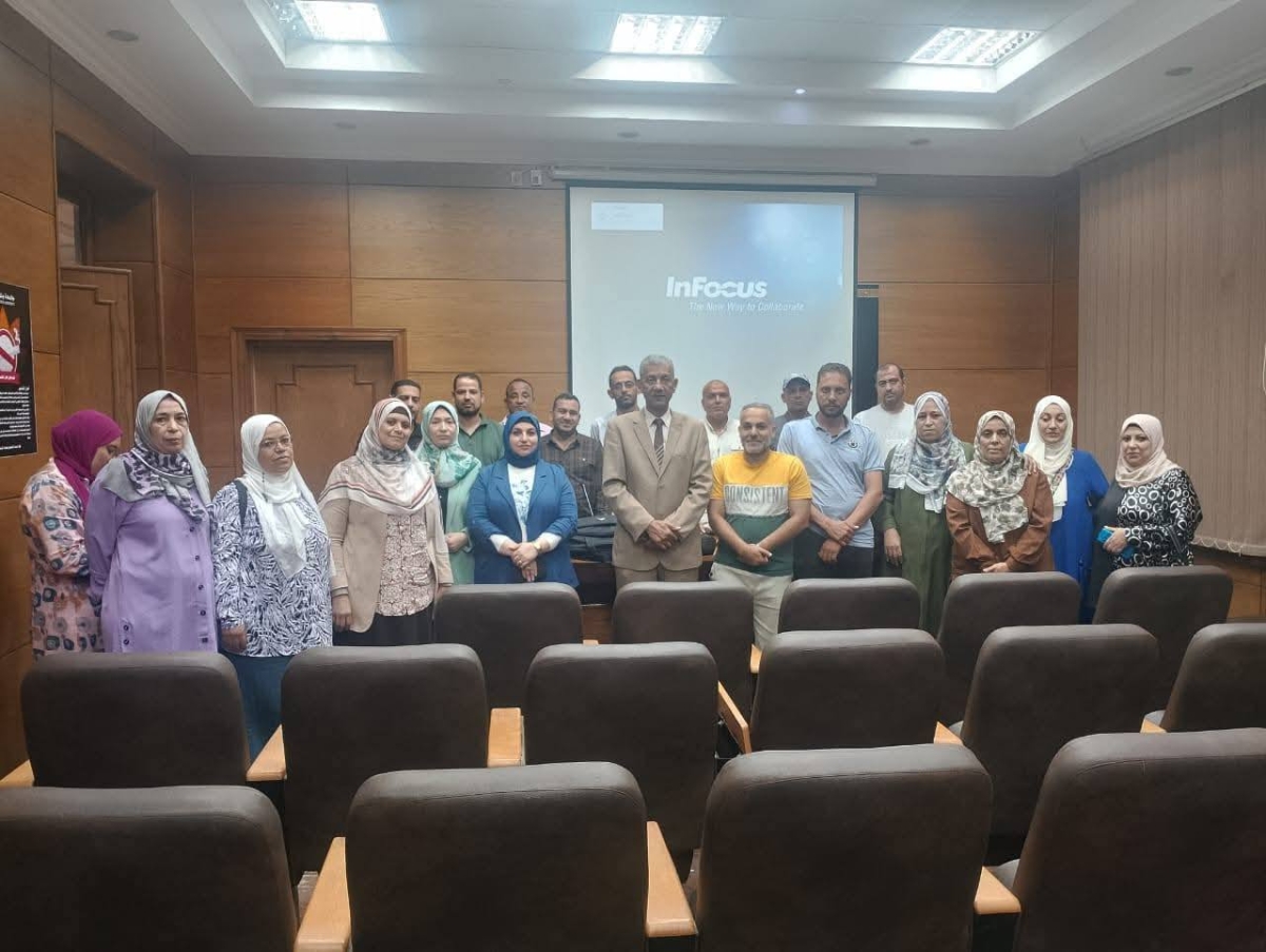 دورة تدريبية "لأعضاء لجان السلامة والصحة المهنية" بجامعة بنها